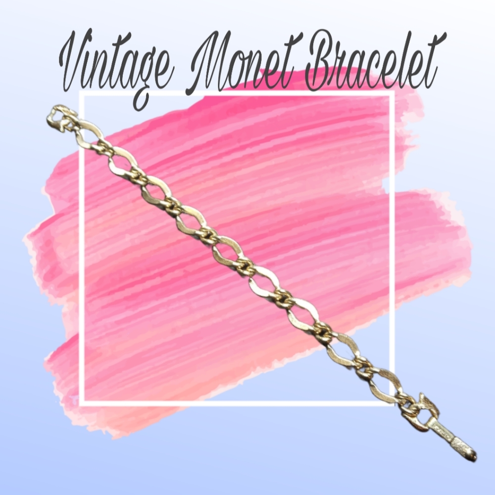 Vintage Gold Tone Monet Bracelet